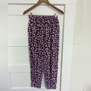 Nooworks X aelfie cheetah print joggers